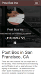 Mobile Screenshot of postboxsanfrancisco.com